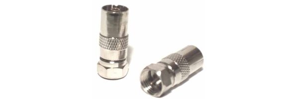 Stecker & Buchsen für HF Kabel