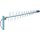 Logarithmisch periodische LAT 58 Antenne für LTE 790 - 2700 MHz inkl. 10m Kabel und SMA-Stecker