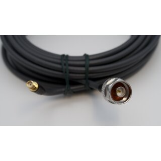 10 Meter Kabel H155 low loss 50 Ohm SMA-Buchse /  N-Stecker