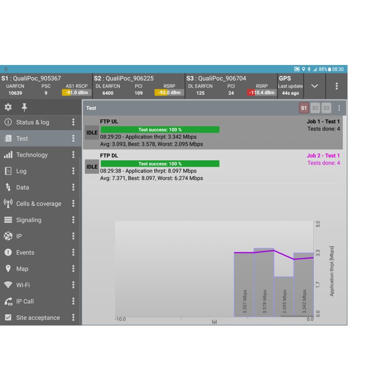 Beispiel FTP Up & Download Test