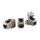Keystone Jack Modul Cat6a Slim 500Mhz 10GBit RJ45 geschirmt werkzeuglos- Professionelle Qualität