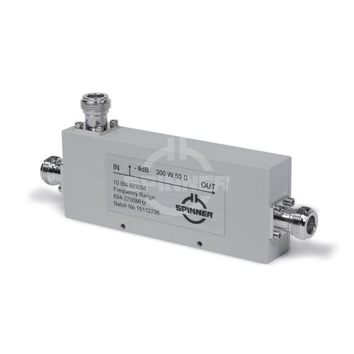 Spinner Tapper 1/3 6 dB 300 W 694-2700 MHz N female