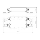 Spinner Combiner Diplexer 350-960 MHz 1710-3800 MHz IP67...