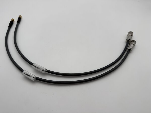 Matched Pair Kabel 50 Ohm – 2× SMA Male auf BNC Male